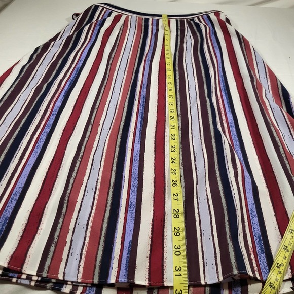 NWT*Alex Marie Wrap Skirt*Women's 10*Stripe* - Picture 6 of 9